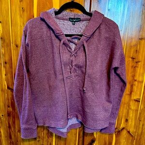 Maroon, lightweight sweatshirt junior size small